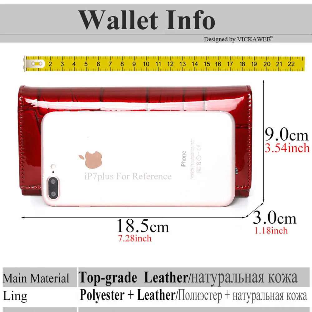 Royal Ruby Alligator Leather Wallet