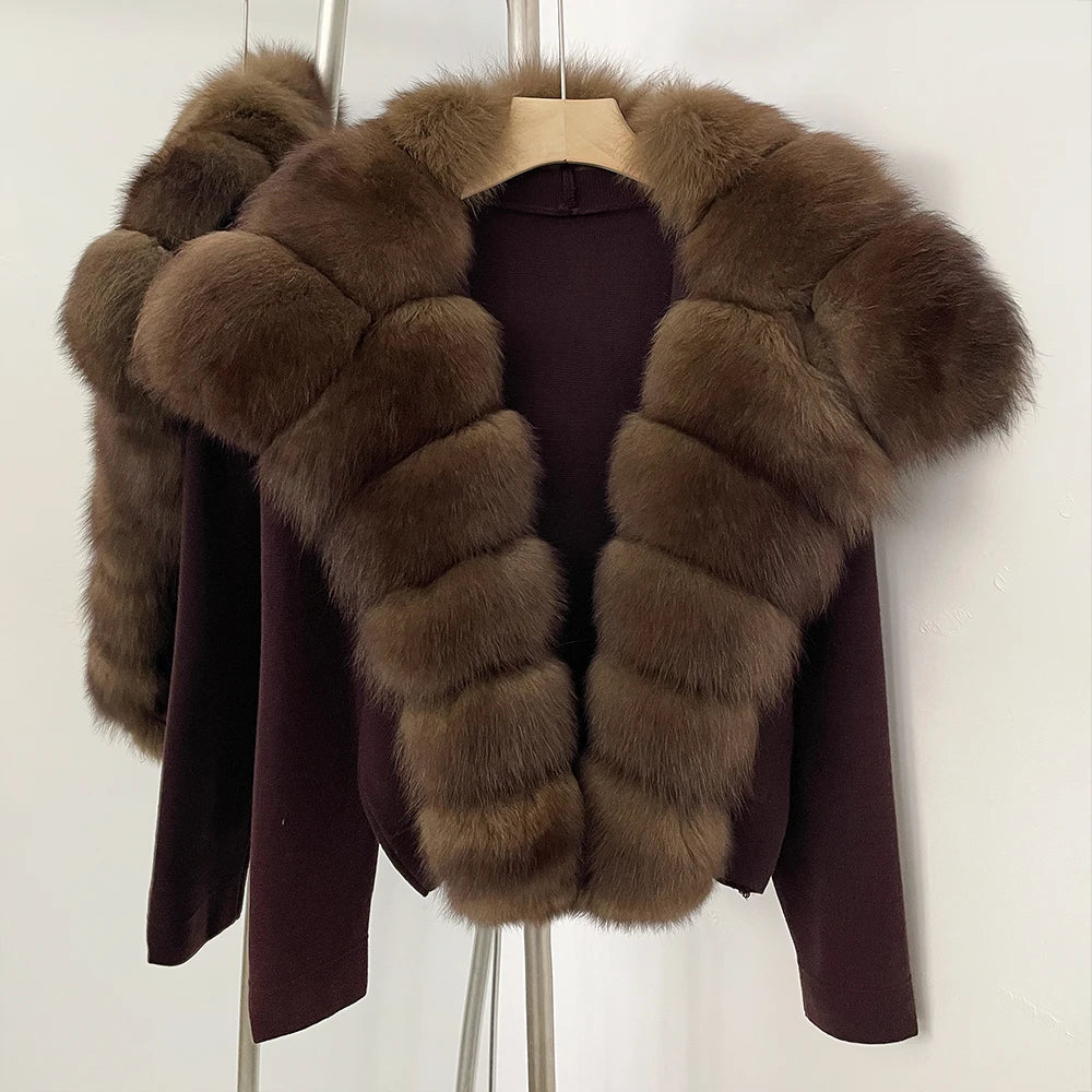 The Royal Real Fur Cardigan