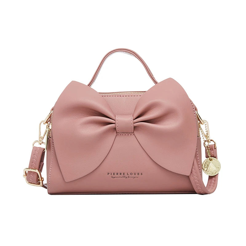 Victoria Bow Boston Handbag
