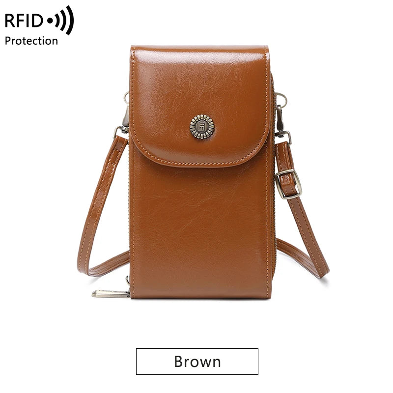 Ruby RFID Shielded Phone Crossbody