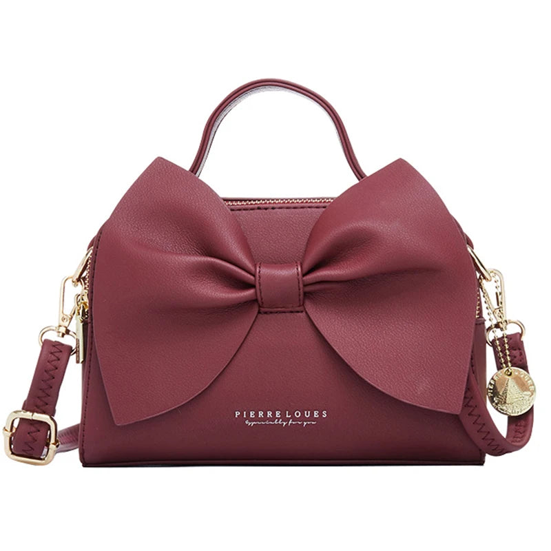 Victoria Bow Boston Handbag
