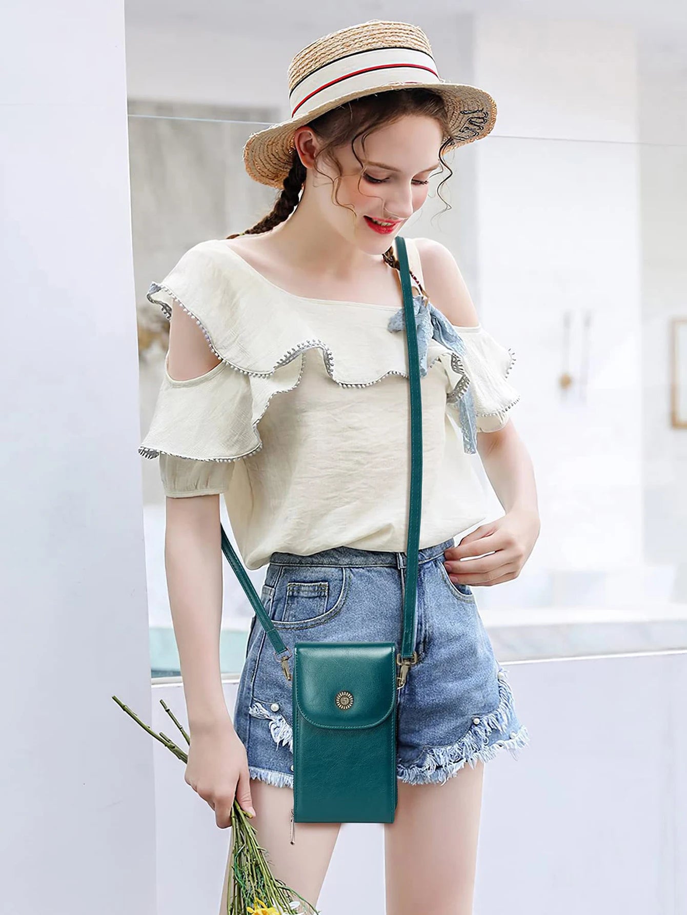 Ruby RFID Shielded Phone Crossbody