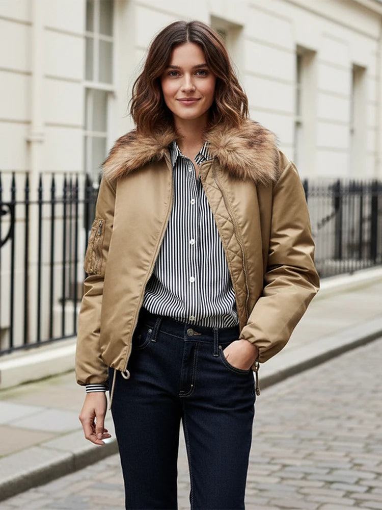 The Noir Prestige Fur Coat