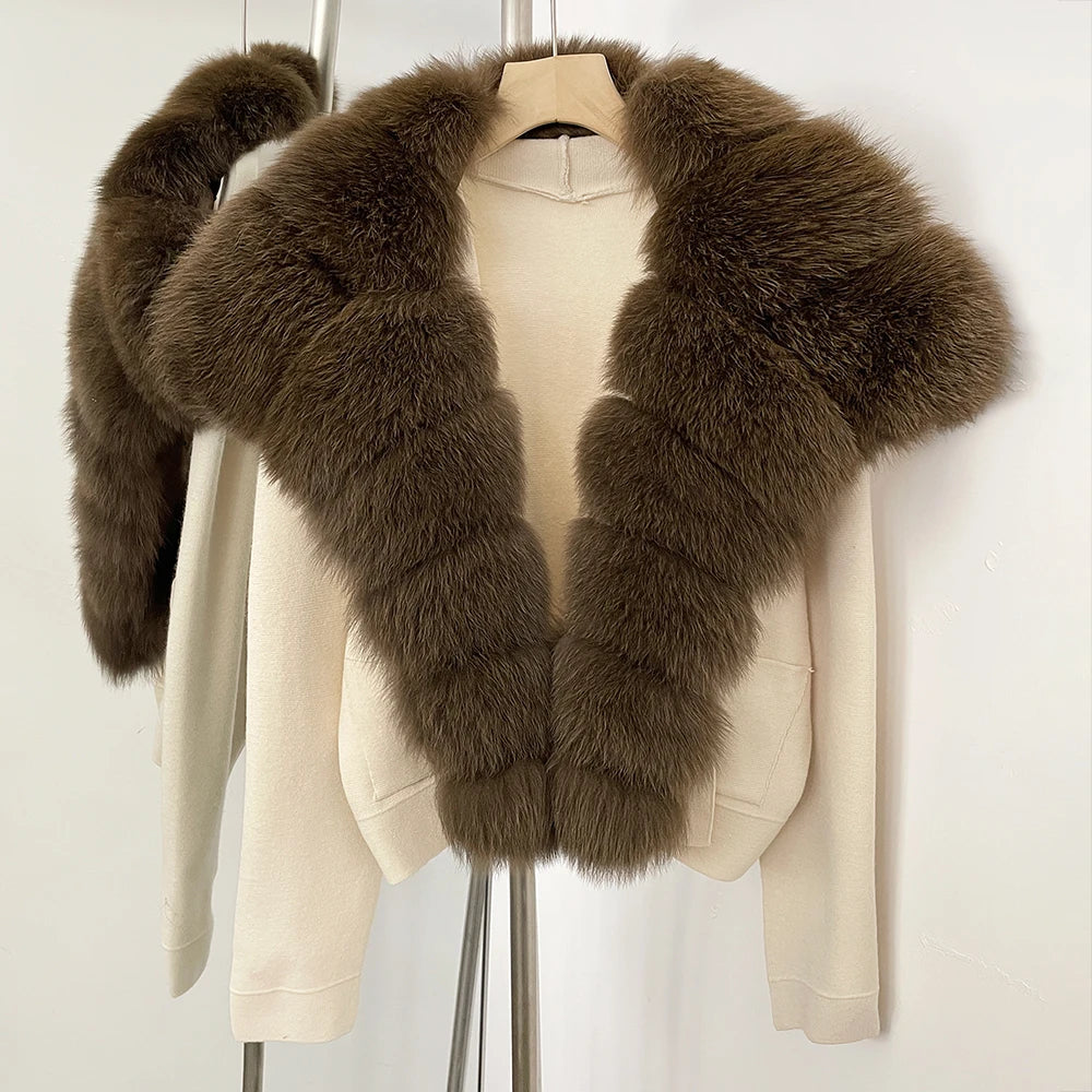 The Royal Real Fur Cardigan