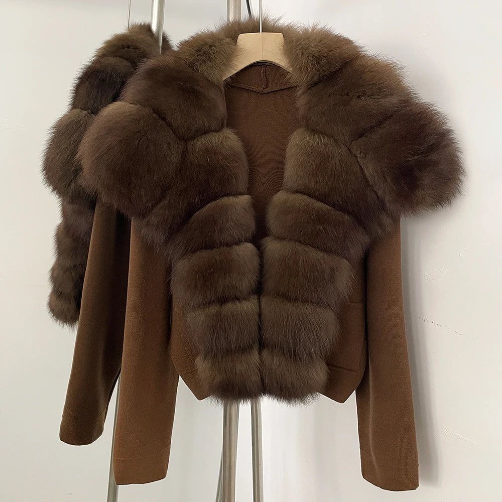 The Royal Real Fur Cardigan