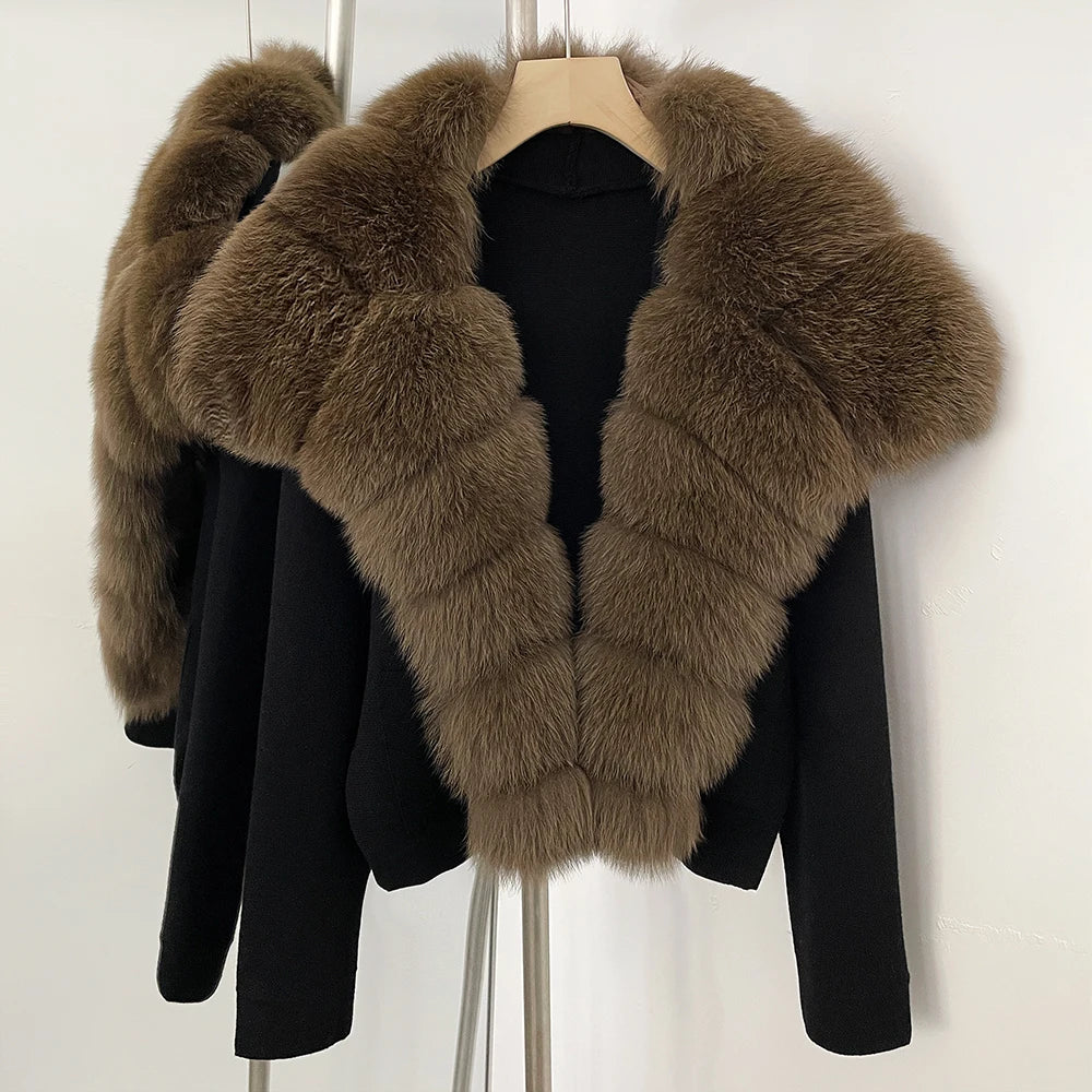 The Royal Real Fur Cardigan