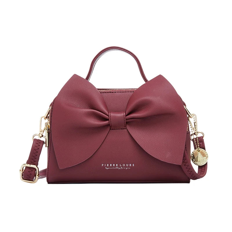 Victoria Bow Boston Handbag