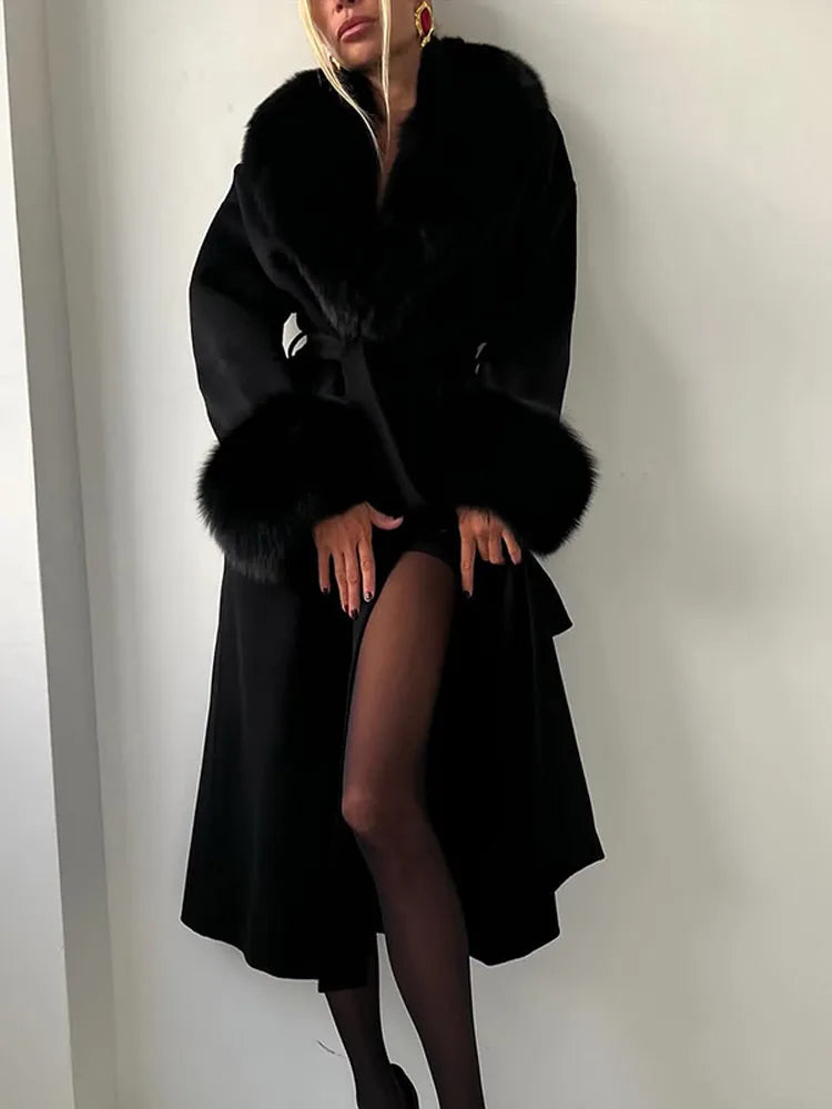 The Noir Prestige Fur Coat