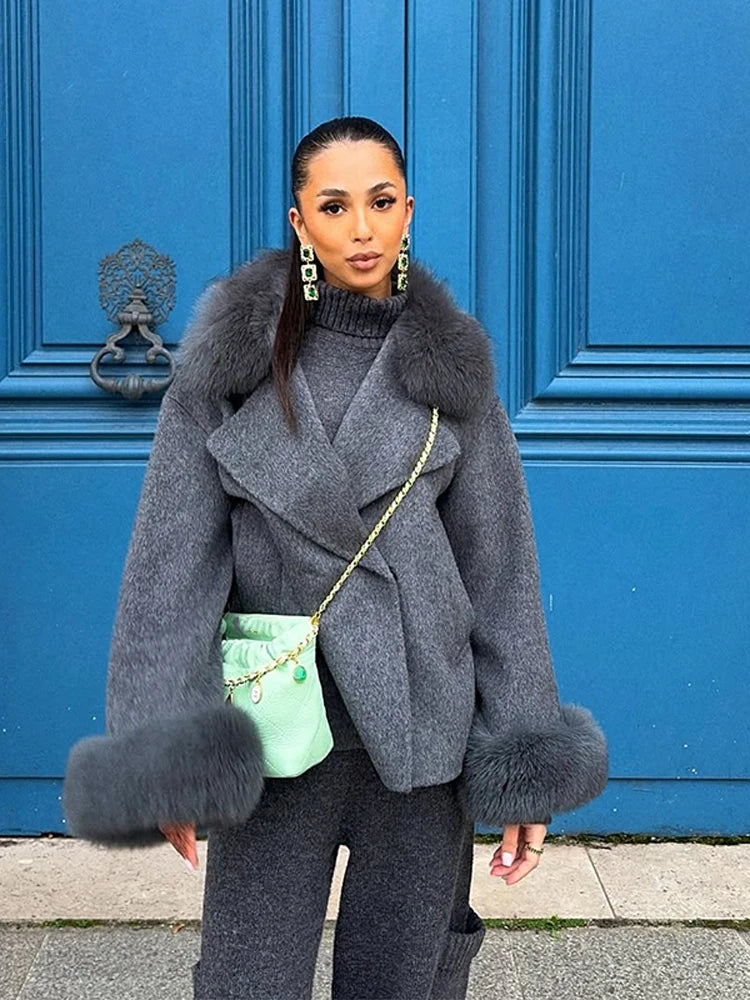 The Noir Prestige Fur Coat