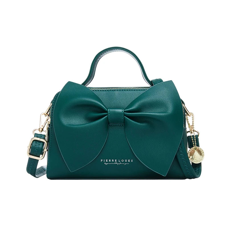 Victoria Bow Boston Handbag