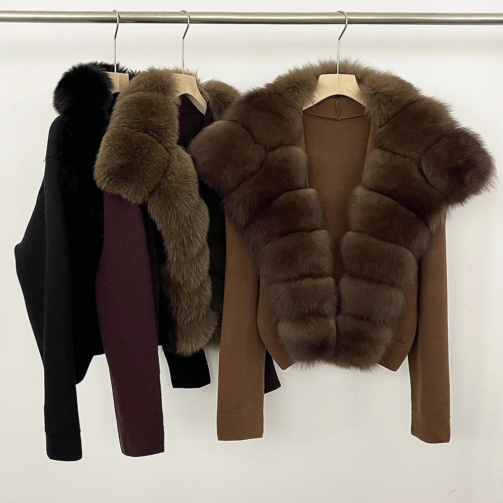 The Royal Real Fur Cardigan